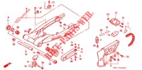 REAR ARM   CHAIN CASE (3) dla Honda XLR 250 BAJA 1988