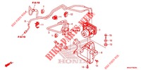 FRONT BRAKE MASTER CYLINDER   ABS MODULATOR dla Honda NC 750 X ABS DCT 35KW 2018