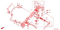 REAR BRAKE MASTER CYLINDER dla Honda X ADV 750 L 2020