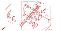 FRONT BRAKE CALIPER (ANC1109,ACB110A/B) dla Honda CLICK 110 I 2011