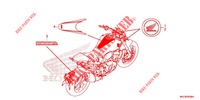 STICKERS dla Honda CB 1000 R ABS 2020