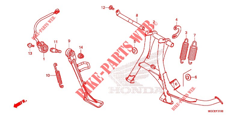 STAND  dla Honda CB 1100 EX ABS 2014