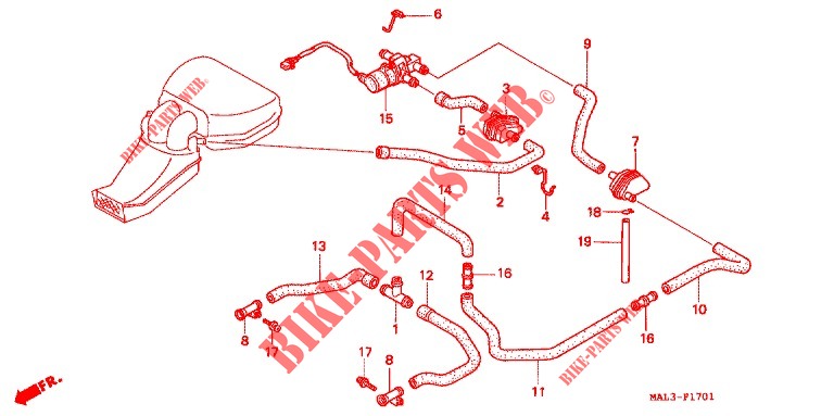 SOLENOID VALVE  dla Honda CBR 600 F3 1997