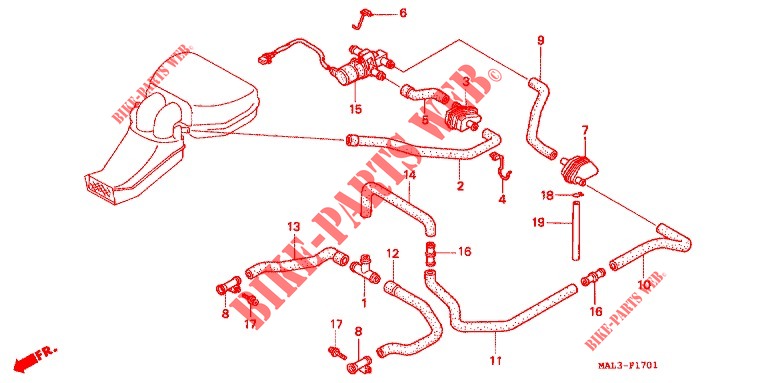 SOLENOID VALVE  dla Honda CBR 600 1997