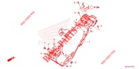 REAR FENDER  dla Honda NC 750 X ABS DCT 2021