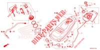 FUEL TANK/FUEL PUMP  dla Honda NC 750 X ABS DCT 2021