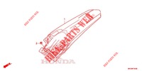 REAR FENDER dla Honda CRF 450 X 2022