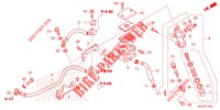 REAR BRAKE MASTER CYLINDER dla Honda NC 750 X ABS 2022
