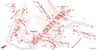 HANDLE PIPE/TOP BRIDGE dla Honda NC 750 X ABS DCT 2022