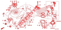 FUEL TANK/FUEL PUMP  (EX/CES/ESD) dla Honda CG 160 TITAN 2020