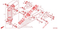 REAR CUSHION  (CBR1000RR/RA) dla Honda CBR 1000 RR FIREBLADE 2012