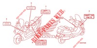 CAUTION LABEL dla Honda CBR 1000 RR FIREBLADE 2012