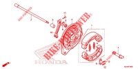 REAR BRAKE PANEL (VT750C/CA/CS/C2/C2F/C2B) dla Honda SHADOW VT 750 SPIRIT 2012