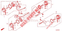 WINKER  (VT750C2/C2F/S) dla Honda SHADOW VT 750 SPIRIT 2012