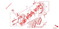 FRONT BRAKE CALIPER  (VT750C/CA/C2/C2F/C2B) dla Honda SHADOW VT 750 SPIRIT F 2012