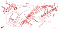 REAR FENDER   (VT750C2/C2F/C2B) dla Honda SHADOW VT 750 SPIRIT F 2012