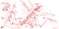 HANDLE PIPE/TOP BRIDGE dla Honda NC 750 X ABS 2022