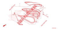 LUGGAGE BOX COVER dla Honda NC 750 X ABS 2022
