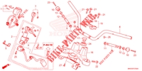 HANDLE PIPE/TOP BRIDGE dla Honda NC 750 X 2023