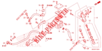 REAR BRAKE MASTER CYLINDER dla Honda NC 750 X ABS 2023