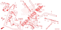 HANDLE PIPE/TOP BRIDGE dla Honda NC 750 X DCT 2023