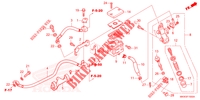 REAR BRAKE MASTER CYLINDER dla Honda NC 750 X DCT 2023