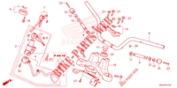 HANDLEBAR   TRIPLE CLAMP   STEERING STEM dla Honda NC 750 X ABS 2023
