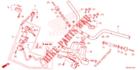 HANDLEBAR   TRIPLE CLAMP   STEERING STEM dla Honda NC 750 X ABS 2022