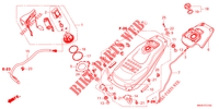 FUEL TANK   FUEL PUMP dla Honda NC 750 X ABS DCT 2022