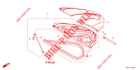 LUGGAGE BOX COVER dla Honda NC 750 X ABS DCT 2022