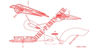 STICKERS dla Honda SHADOW 600 VLX DELUXE 2002