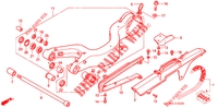 SWING ARM dla Honda VFR 800 INTERCEPTOR ABS 2005