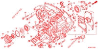 REAR TRANSMISSION CASE dla Honda GL 1800 GOLD WING ABS 2013