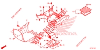 FLOOR PANEL   SIDE SKIRT dla Honda BENLY 110 2020