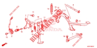 MAIN STAND   BRAKE PEDAL dla Honda BENLY 110 2020