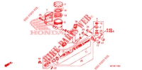 REAR BRAKE MASTER CYLINDER dla Honda VT 1300 C FURY 2012