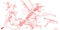 HANDLEBAR   TRIPLE CLAMP   STEERING STEM dla Honda NC 750 X ABS DCT 2024