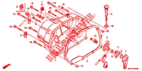     PANNEAU CARTER MOTEUR D. dla Honda WAVE 110 Front brake disk, Kick start, Spoked wheels 2014