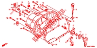    PANNEAU CARTER MOTEUR D. dla Honda WAVE 110 Front brake disk, Electric start, Spoked wheels 2016