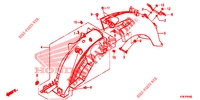     GARDE BOUE ARRIERE dla Honda SUPER CUB 110 2020