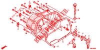     PANNEAU CARTER MOTEUR D. dla Honda WAVE 110 Front brake disk, Kick start, Spoked wheels 2020