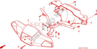 STEERING HANDLE/ HANDLE COVER (1) dla Honda 50 DIO SR 2000