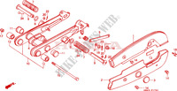 REAR ARM   CHAIN CASE (C90E/MF/G/MG/N/MN) dla Honda C 90, self starter, square shape winker 1985