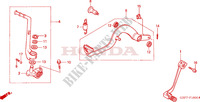 PEDAL dla Honda CR 85 R BIG WHEELS 2003