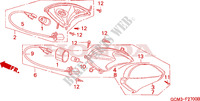 REAR INDICATOR dla Honda X8R 50 CROSS SPORT 2000