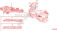 STICKERS dla Honda SCR 110 2010