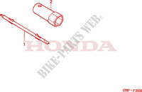 TOOL dla Honda WALLAROO 50 MOPED 1993