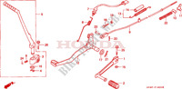 KICK STARTER ARM   BRAKE PEDAL   GEAR LEVER dla Honda CRM 50 1994