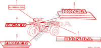 STRIPE/EMBLEM (1) dla Honda ATC 250 BIG RED 1985