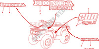 STICKERS dla Honda TRX 200 FOURTRAX D 1994